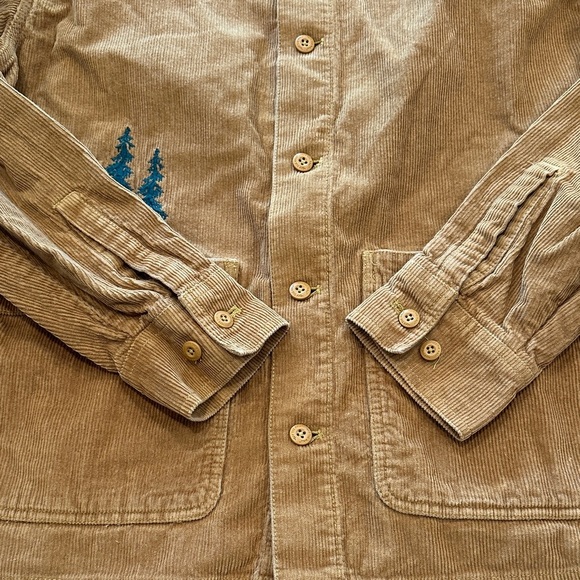 Vans Men's Brown Corduroy Shirt Jacket - Picture 5 of 6